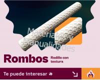 Rodillo textura de rombos entre círculos para Pasta Fría o Marca